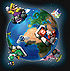 Mario-Kart Global Wi-Fi connection render.