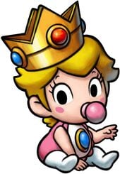 Artwork of Baby Peach for Mario & Luigi: Partners in Time