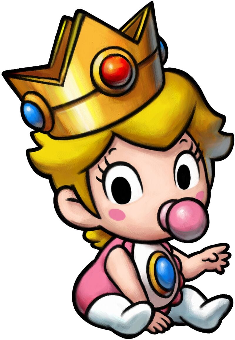 peach and mario have a baby