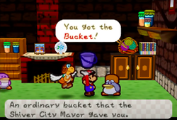 Obtaining the Bucket in Shiver City