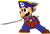 Render of Mario dressed as a pirate, from Mario Party 2.
