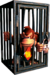 Donkey Kong is locked in a cage in Donkey Kong Country 2.