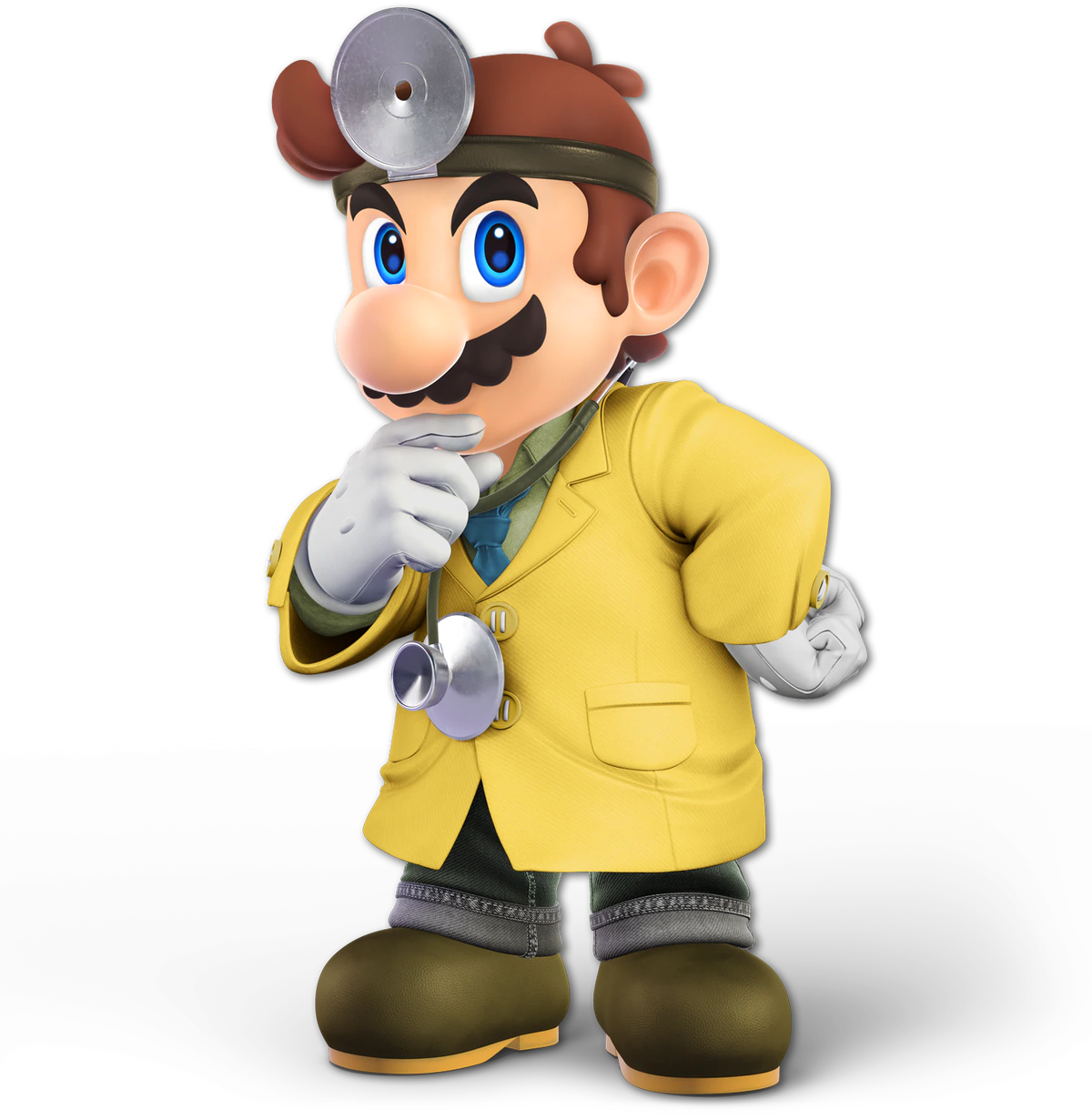 File:Dr. Mario Yellow SSBU.png - Super Mario Wiki, the Mario encyclopedia