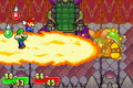 Bowletta attacking in the Game Boy Advance version