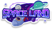 Space Land logo for Mario Party Superstars