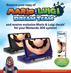 Mario & Luigi Dream Team Promotional Photo from Future Shop