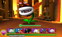 Screenshot of World 7-2, from Puzzle & Dragons: Super Mario Bros. Edition.
