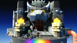 Black Bowser's Castle from Paper Mario: Color Splash