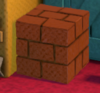 A Brick Block in Paper Mario: Color Splash