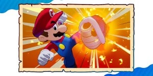 Mario artwork from one of the results from the Mario & Luigi: Brothership Friend Group Personality Quiz.