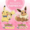 Valentine's Day E-card featuring Pokémon: Let's Go, Pikachu! and Pokémon: Let's Go, Eevee! artwork of Pikachu and Eevee
