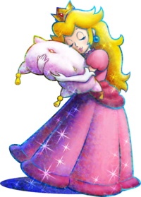 Princess Peach Artwork - Mario & Luigi Dream Team.png