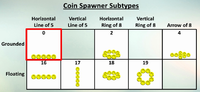 Types of coin spawners appearing in Super Mario 64