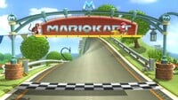 Screenshot of Mario Circuit in Super Smash Bros. for Wii U