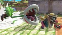 Piranha Plant using Long-Stem Strike in Super Smash Bros. Ultimate.