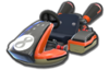 Dry Bowser's Standard Kart body from Mario Kart 8