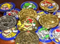 The Super Mario Challenge Coins.