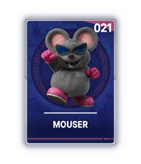 The Mouser card from The Super Mario Galaxy Movie Collectible Cards