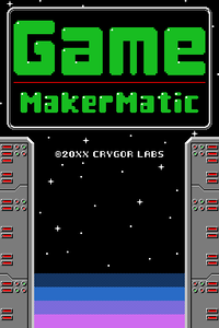 Game MakerMatic title screen in WarioWare: D.I.Y..