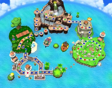 the board of Castaway Bay during the day.
