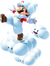 Artwork of Cloud Mario from Super Mario Galaxy 2 (Reused in Super Mario Galaxy + Super Mario Galaxy 2)