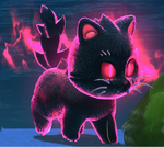 A corrupted kitten in the Bowser's Fury campaign of Super Mario 3D World + Bowser's Fury