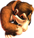 Artwork of Donkey Kong from Donkey Kong Country