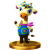 Gracie trophy from Super Smash Bros. for Wii U
