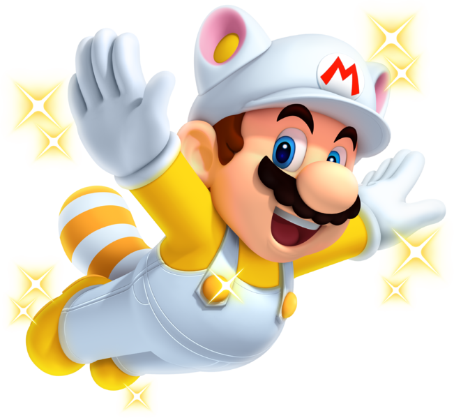 File:Invincibility Raccoon Mario New Super Mario Bros. 2.png
