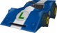 The model of the Streamliner from Mario Kart DS