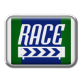 A Race badge (green)