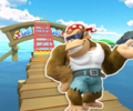 The course icon of the T variant with Funky Kong