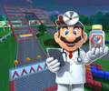 The course icon of the T variant with Dr. Mario