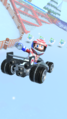 Mario (Racing) tricking in the Metal B Dasher Mk. 2 on DS DK Pass