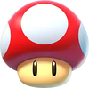 The icon for the mushroom item in Mario Kart World