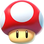 The icon for the mushroom item in Mario Kart World