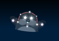 Monty Mole's constellation in the game Mario Party 9.