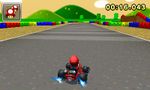 Mario racing on the course