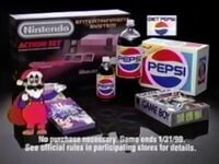 Mario in a 1989 Pepsi commercial.
