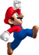 Artwork of Mario in New Super Mario Bros.