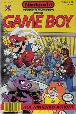 Alternate cover art (used for the reprint in Nintendo Comics System Featuring... #1.