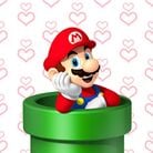 Thumbnail for a set of Valentine's Day cards featuring Mario characters