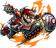 Mario character sticker for the Mario Strikers: Battle League trophy in the Trophy Creator application
