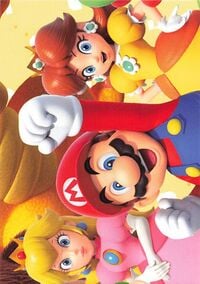 Fifth puzzle card from the Super Mario Trading Card Collection
