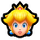 A face icon for Princess Peach, from Mario Sports Mix.