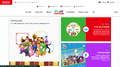 Play Nintendo website homepage as of July 29, 2021