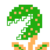 Fire Piranha Plant icon from Super Mario Maker 2 (Super Mario Bros. style)