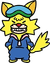 Spitz Wario Kard sprite for WarioWare Gold