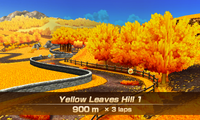 Yellow Leaves Hill 1 overview from Mario Sports Superstars
