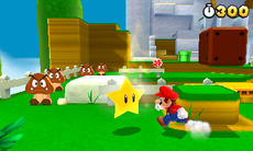 E3 screenshot of Super Mario 3D Land